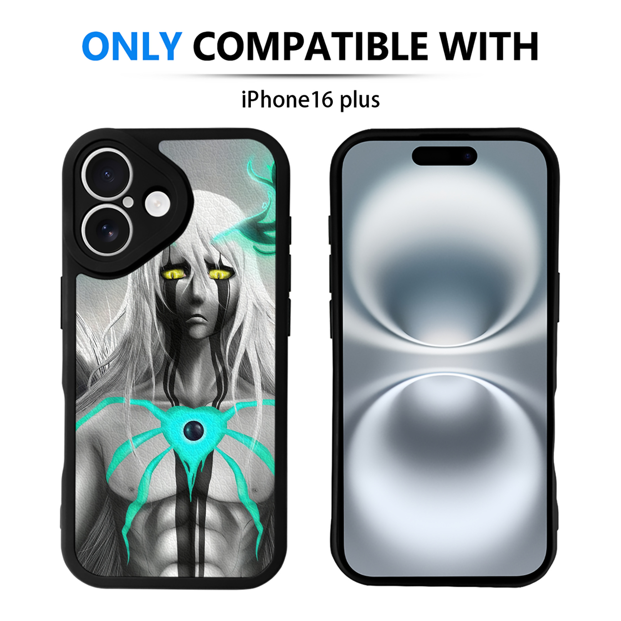 （画像用） ブリーチ BLEACH 【iPhone 16シリーズ対応】シリコンスマホケース（レザー調） 材質：シリコン